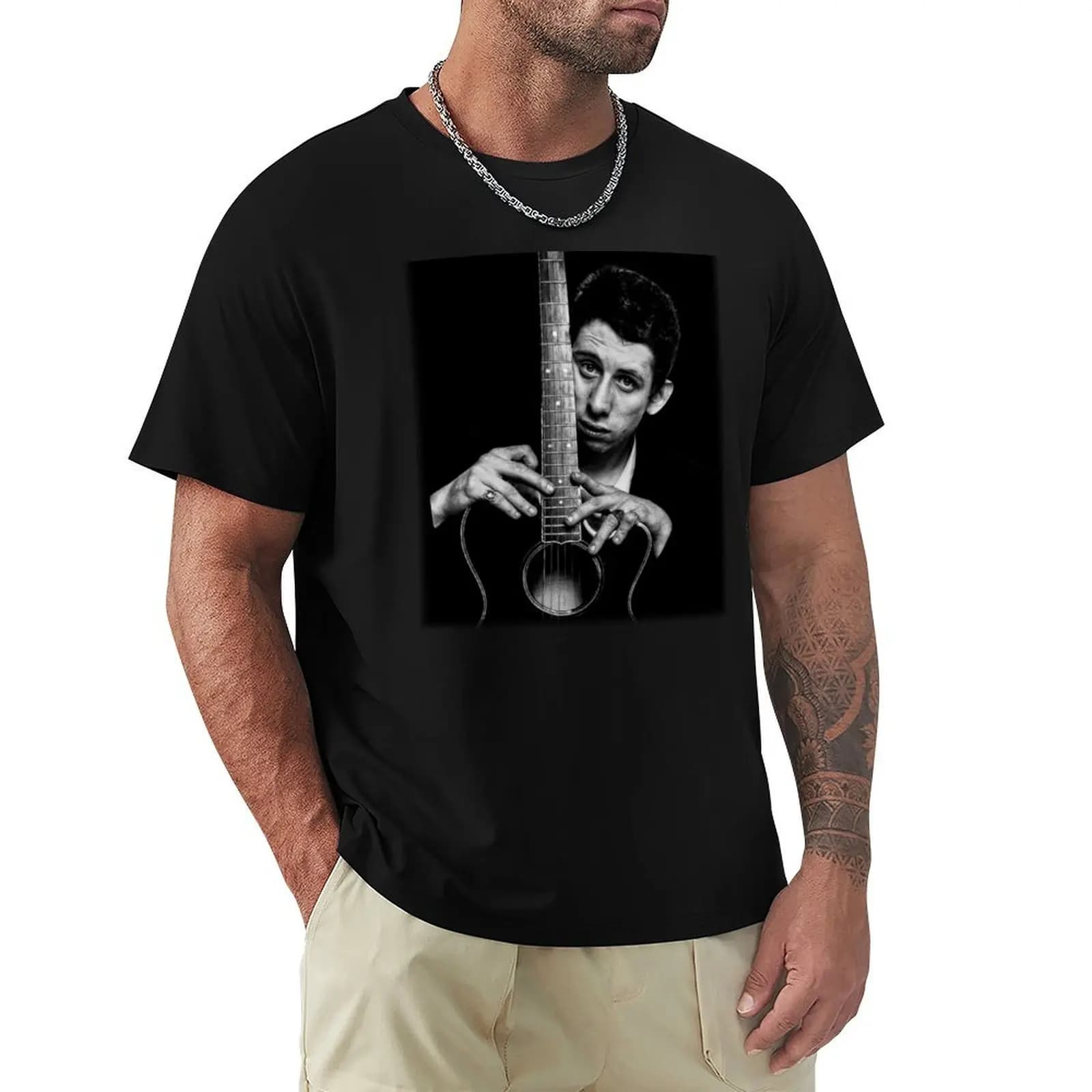Shane MacGowan T-Shirt oversized graphic tee anime figures croswit shirt man Short sleeve tee men