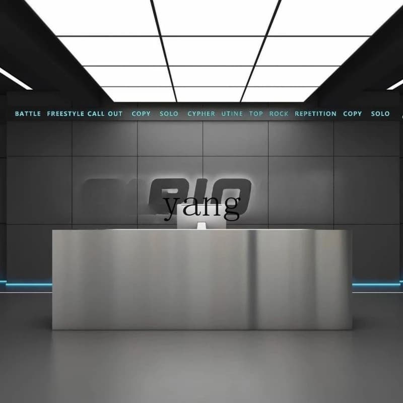LH Front Desk Beauty Salon Technology Company Clothing Store checkout page Stainless steel bar counter