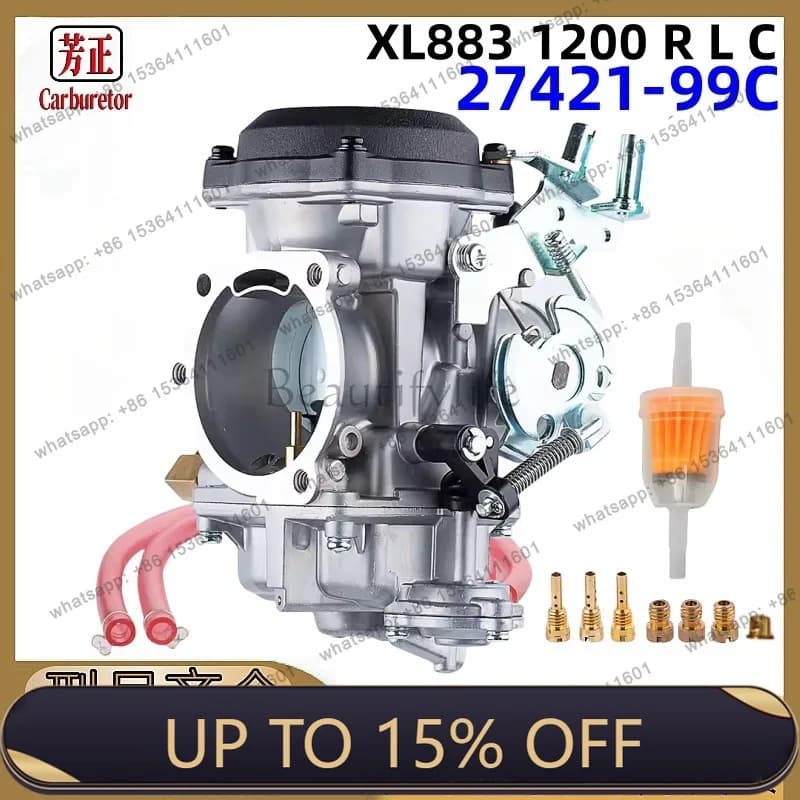 LSCV40 Motorcycle Carburetor for Sportster XL883 1200 R L C