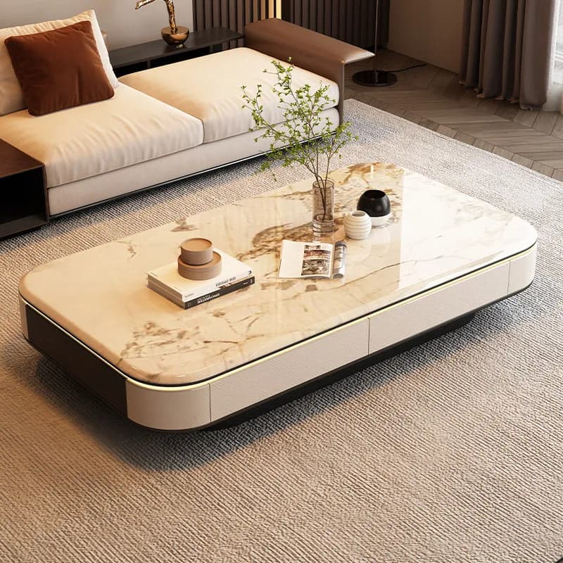 Writing Dinner Side Table Luxury Nordic Living Room Storage Designer Organizer Coffee Table Moving Couchtisch Home Furniture