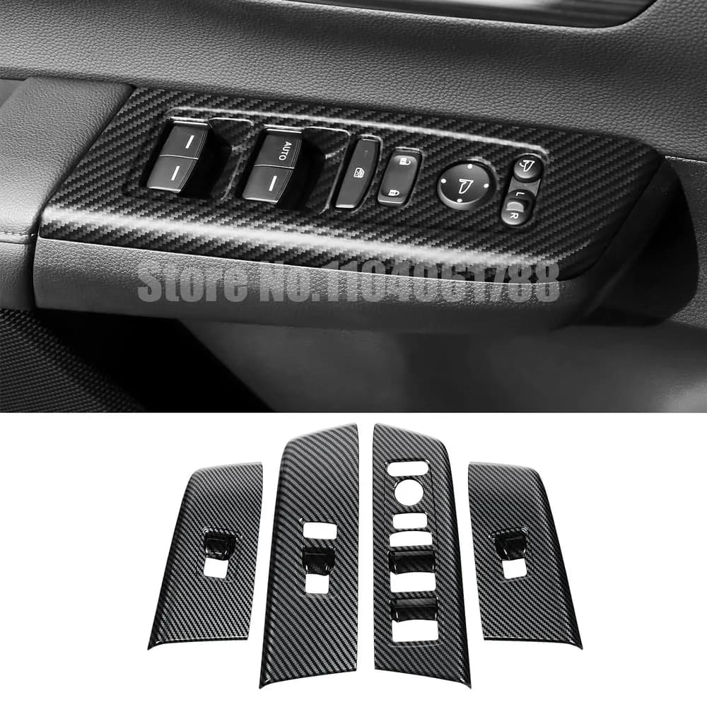 Car Door Armrest Panel Fit for Honda CRV 6th CR-V 2023 2024 2025 Window Glass Lift Button Switch Cover