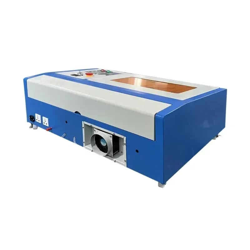 Best sell Rubber Stamp Mini Engraving Machine Water-cooled,40/50W for optional,stand-alone,High-accuracy,Co2 Sealed Gl