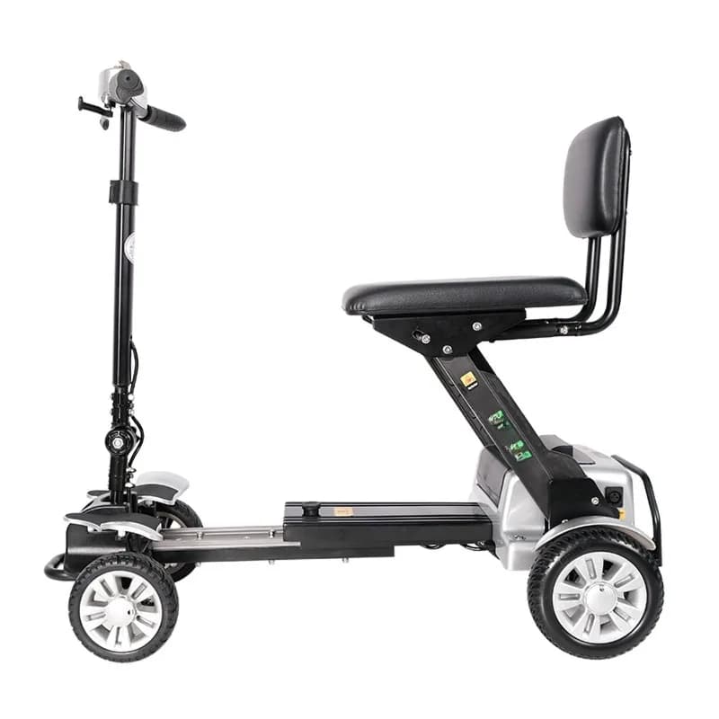 Elderly electric scooter Small folding elderly electric four-wheeler Household car electric wheelchair