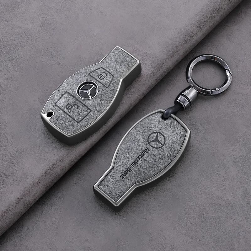 For Mercedes Benz A C E S G Class GLA CLA GLK GLC CLS W204 W463 W176 W251 W205 AMG Metal Car Key Case Cover Shell Fob
