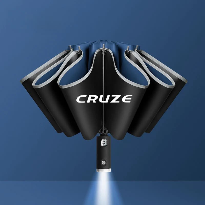 For Chevrolet Cruze Impala Camaro Garna Equinox Volt Yakista Car Automatic Folding Windproof Sunshade Umbrella Auto Accessories