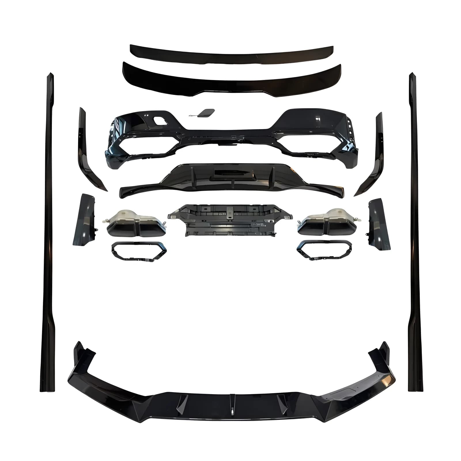 Factory Outlet Carbon ABS Modified Body Kit for 7 Series G70 New Tail Side Skirt Front Lip Front Shovel Rear Lip Tail Lip