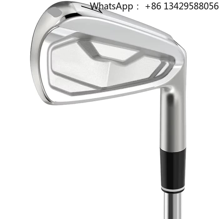 Game Improvement Carbon Steel Golf Iron Set 7Pcs G440 Polished Chrome Finish Multi-Layer Dampening Cavity Graphite Steel Regular