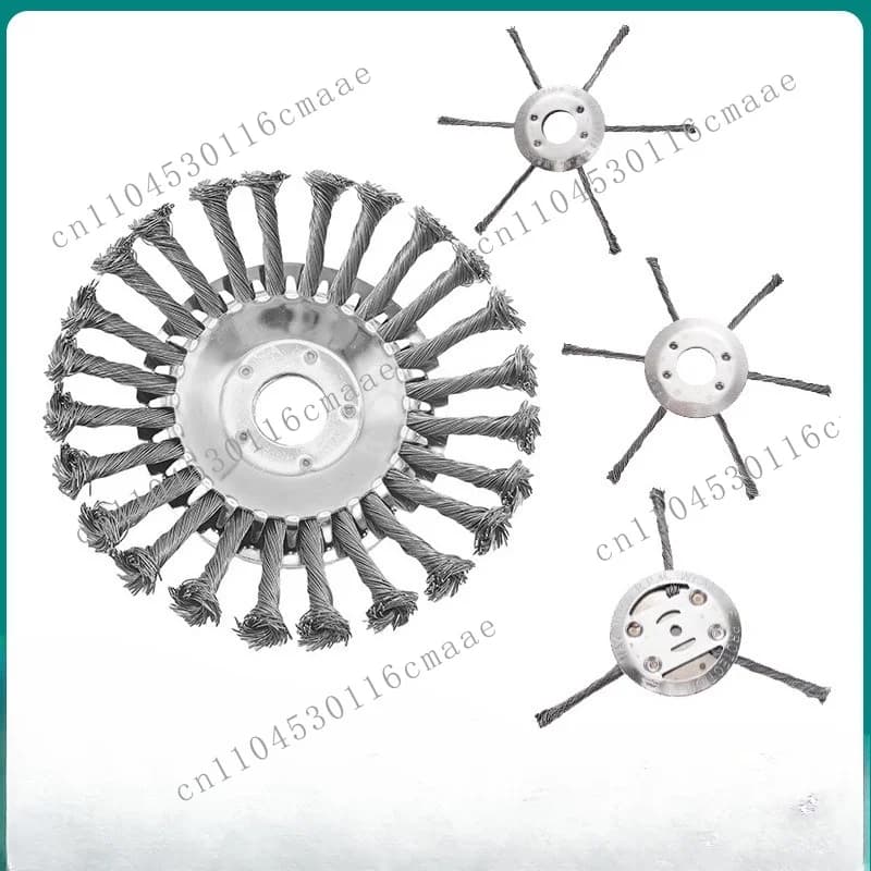 Steel wire lawn head,wheel, nylon lawn mower accessories set