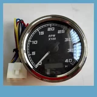 85Mm pointer tachometer J-F07082CX8001CX8145 with timing function, stainless steel bezel