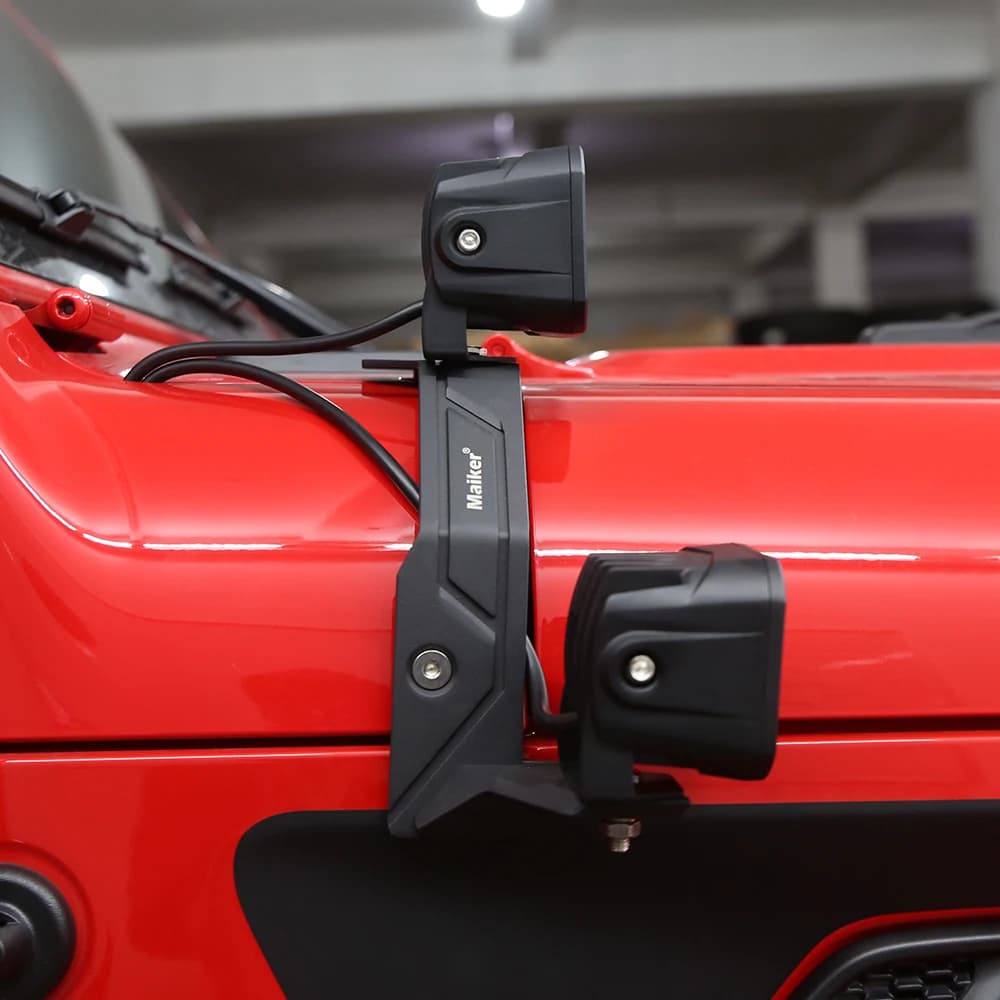4x4 Offroad Lamp Holder For Jeep Wrangler JL Accessories Auto A Pillar Light Bracket