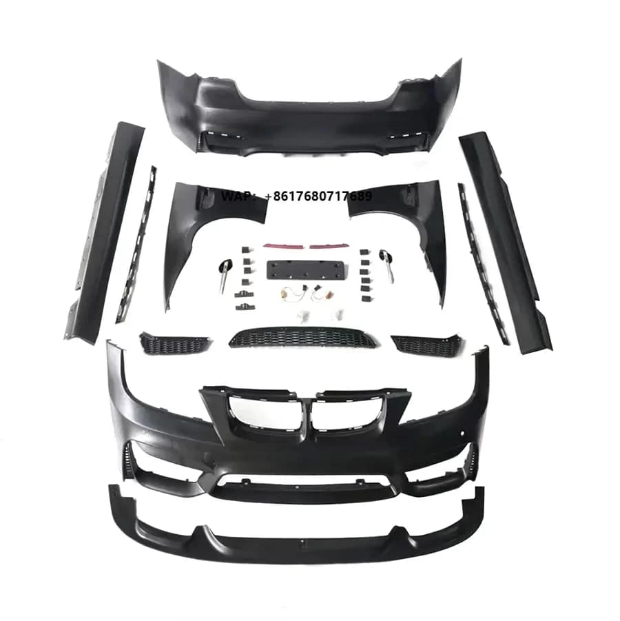 High Quality Body Kit for 3 Series E90 LCI Upgrade M4 Style with Car Bumpers Grille
