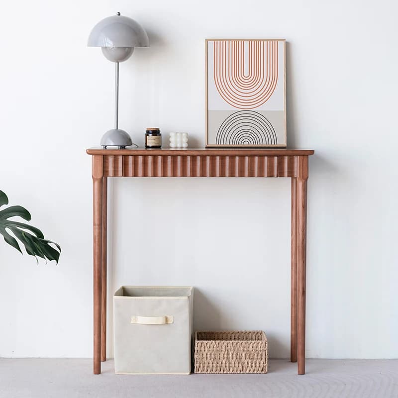 Vintage Classic Console Table Nordic Mid Century Practical Elegant Console Table Aesthetic Against The Wall Bureau Furniture