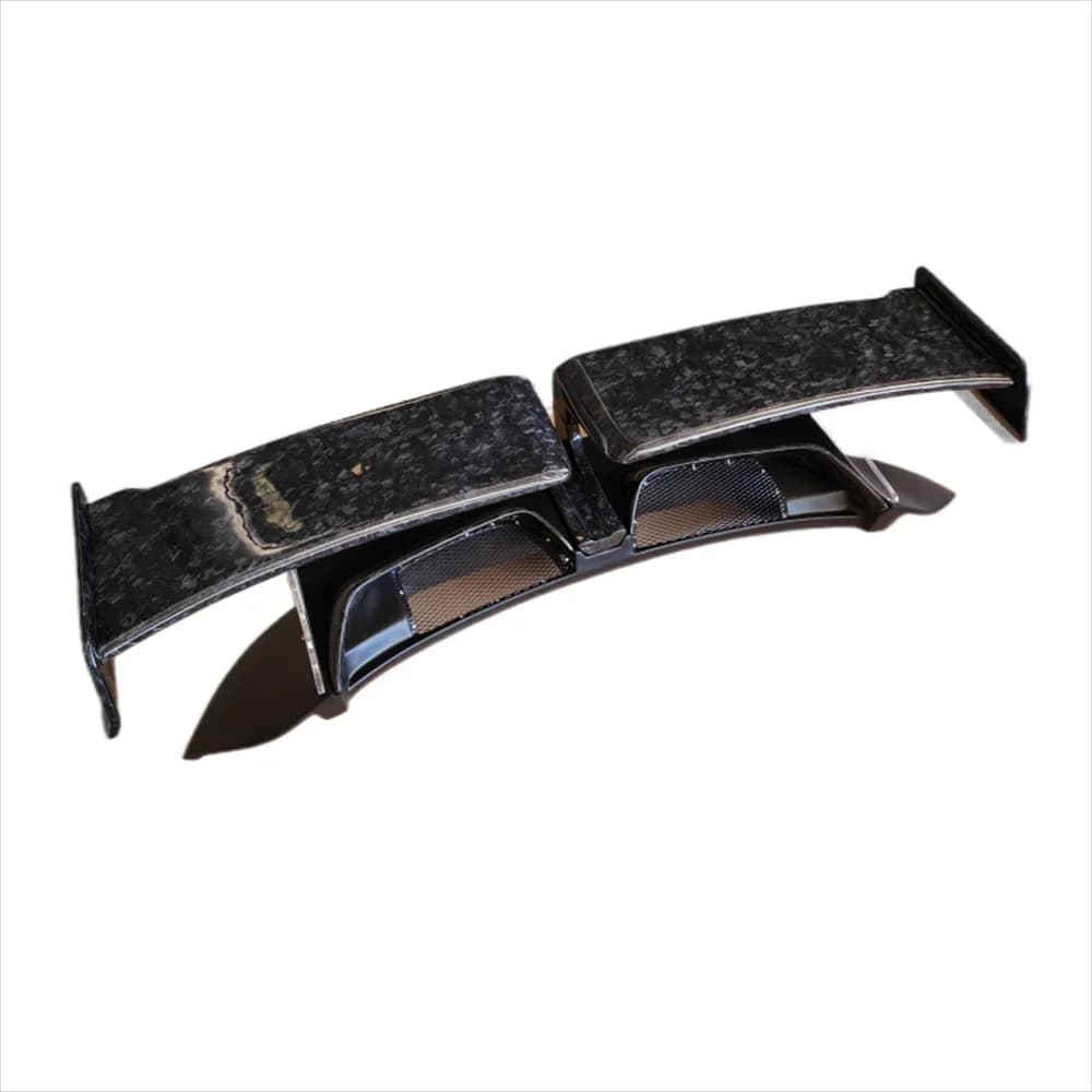 Genuine TE Style Carbon Fiber Forging Rear Trunk Spoiler Wing Body Kit for Porsche 992 Genuine Carbon Fiber Forging Pattern！