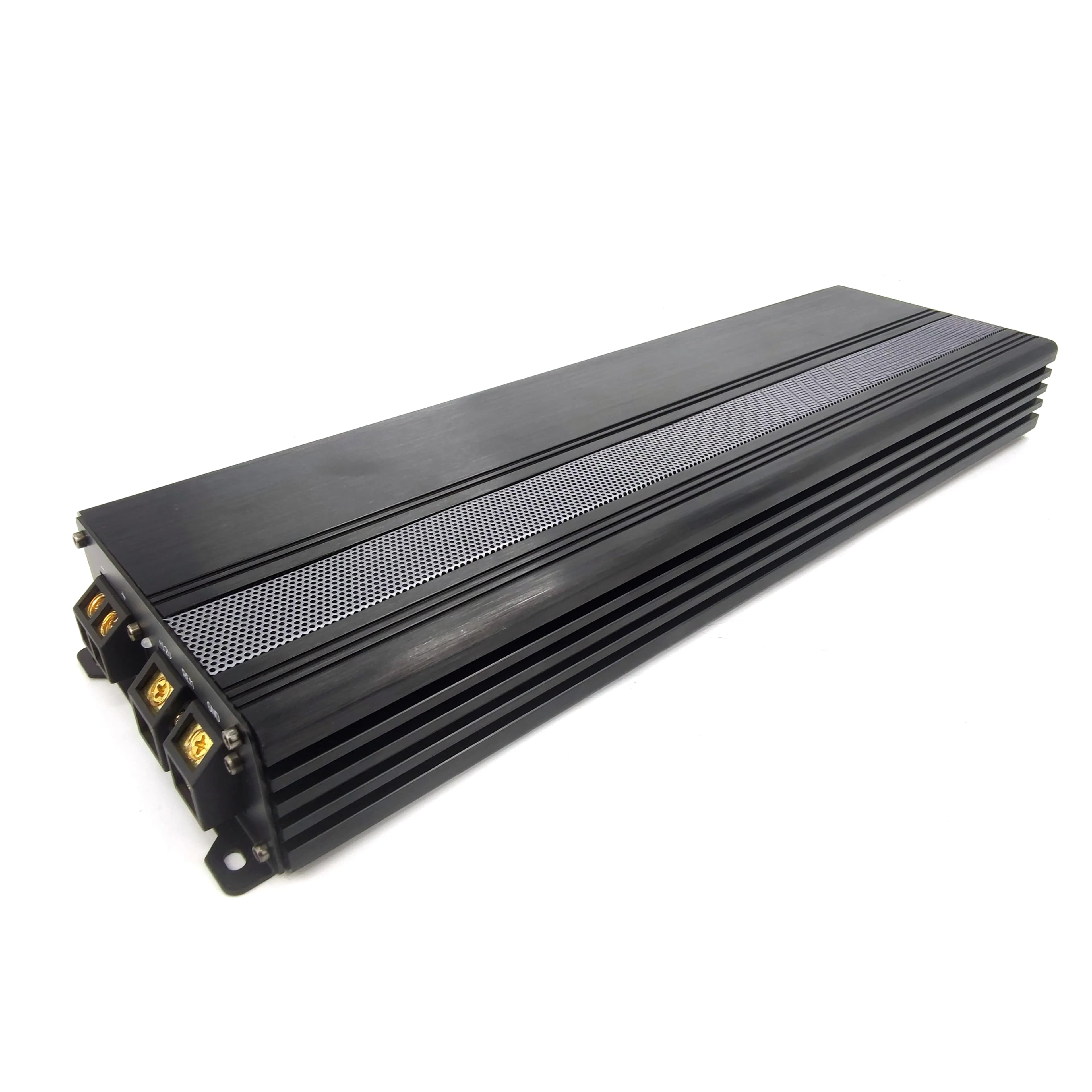 2000W High-Power CLASS D Car Amplifier Audio Monoblock 1-Channel Amplifier Crossovers 12V Bass Amplifiers Subwoofer for Car