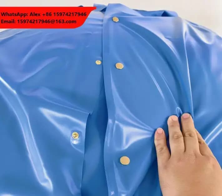 BeiLe PVC New Style Inflatable Blueberry Suit With Metal Button Jacket For Adult Party Playing Decor