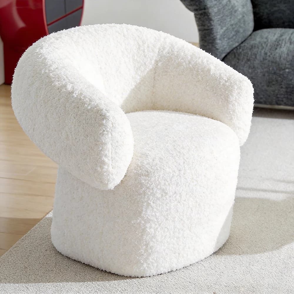 #Luxury Modern Living Room Accent Chair Set With Suede Leather Upholstery For Home Apartment Villa
