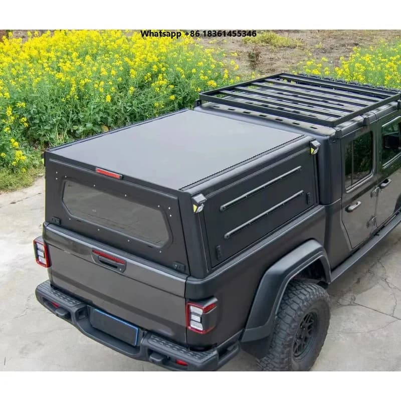For NP300 Steel Truck Topper High QualitAluminum Waterproof 4x4 Pickup Truck Canopy