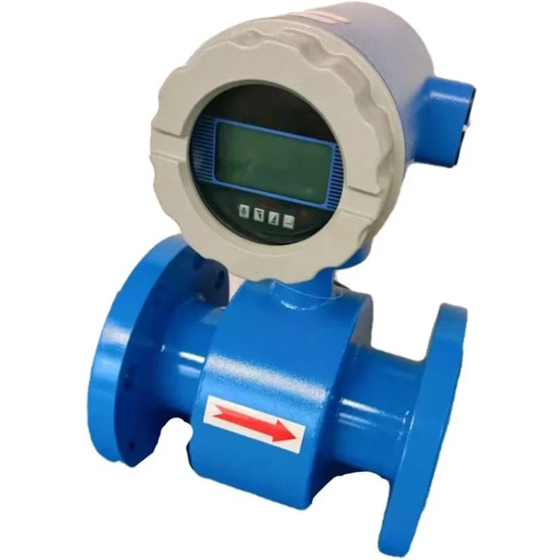 Connect electromagnetic flowmeter, digital display smart meter high-precision intelligent