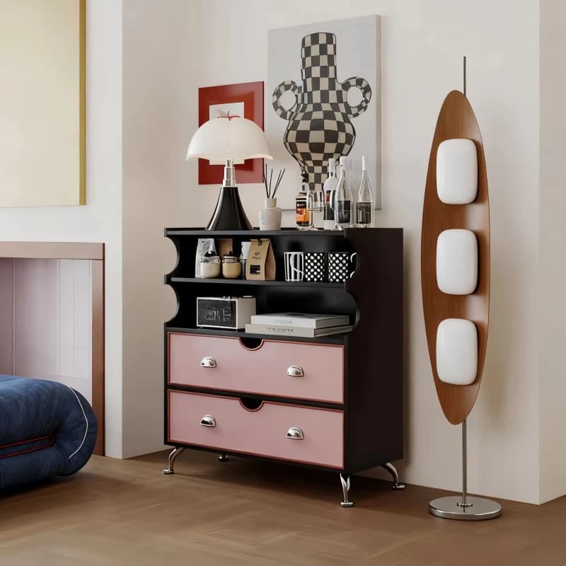 Denmark Denmark Medieval Display Cabinet Dining Side Cabinet Entrance Cabinet Medieval Living Room Storage Decoration