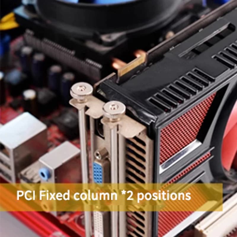 PC-JMK6 DIY Computer Motherboard Chassis Personality ATX/M-ATX/ITX Open Chassis Vertical Overclocking Aluminum Game Console Case