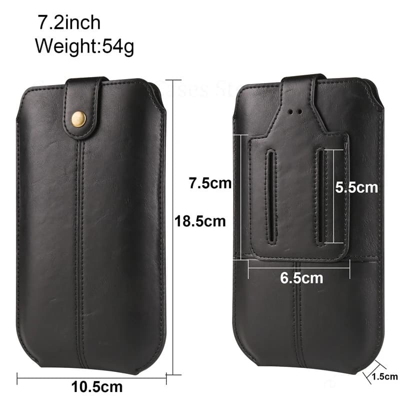 Back Card Slot Phone Leather Pouch For Xiaomi 17 Pro Max Belt Case Waist Bag Cover For Xiaomi 15S 15T 17 Pro 13 12S 14 Ultra 12T