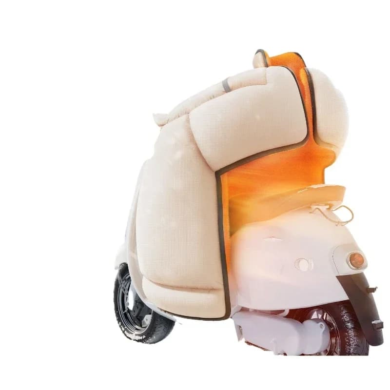 The new electric vehicle windshield is locked by graphene in winter, warm and piled, thickened to keep warm and waterproof.