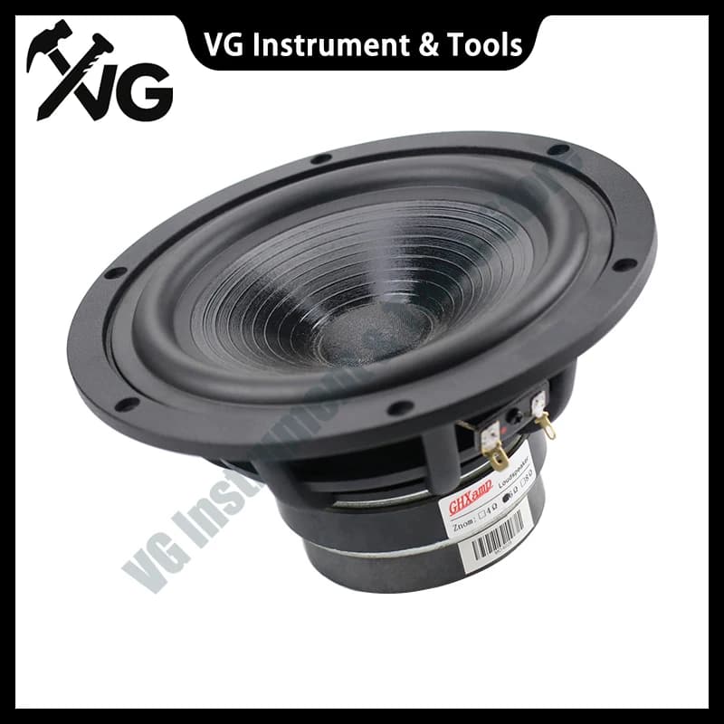 New FOR 6.5 Inch Midrange Bass Speaker Woofer 6ohm Long Stroke HIFI Audience-grade Bass Speakers Cast Aluminum Frame 40-80W