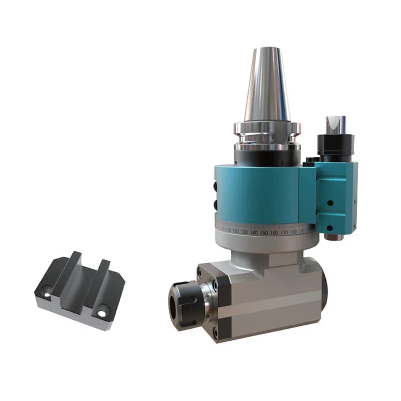 Best Sale Cnc Angle Head BT40 ER20/25/32/40 For CNC Drilling Tapping Milling Machine Horizontal Milling Head