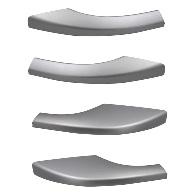 37JE Smooth Gray Roof Trim Replacement Cover, 6Q0860145 ABS Molded Snap-Fit Part for Repairing Damaged Roof Rack Exterior