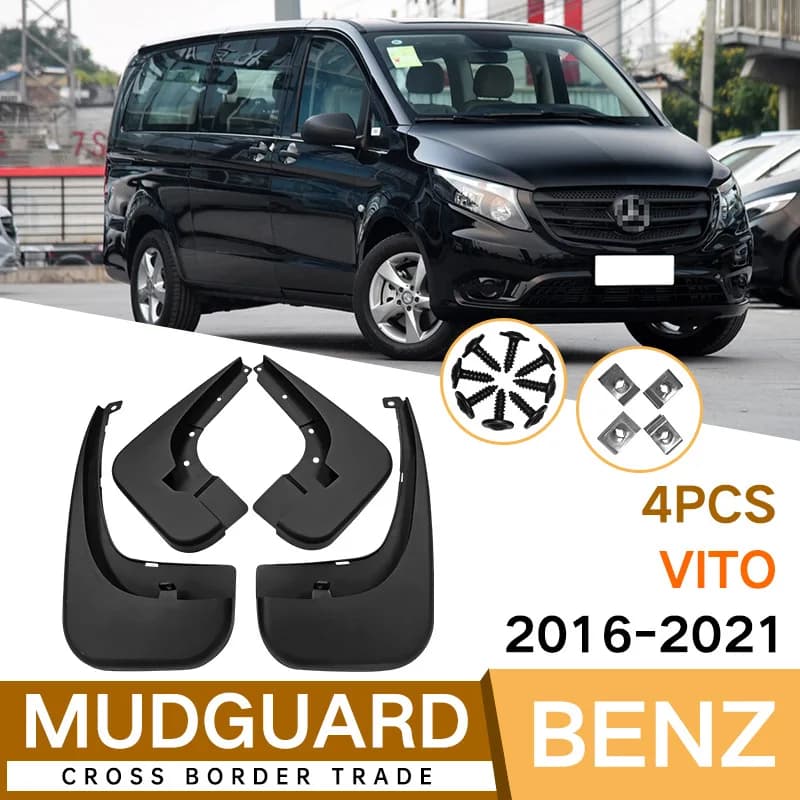 Suitable for Mercedes Benz Vito 2016-2021 car tire mudguard foreign trade cross-border modification mudguard leather