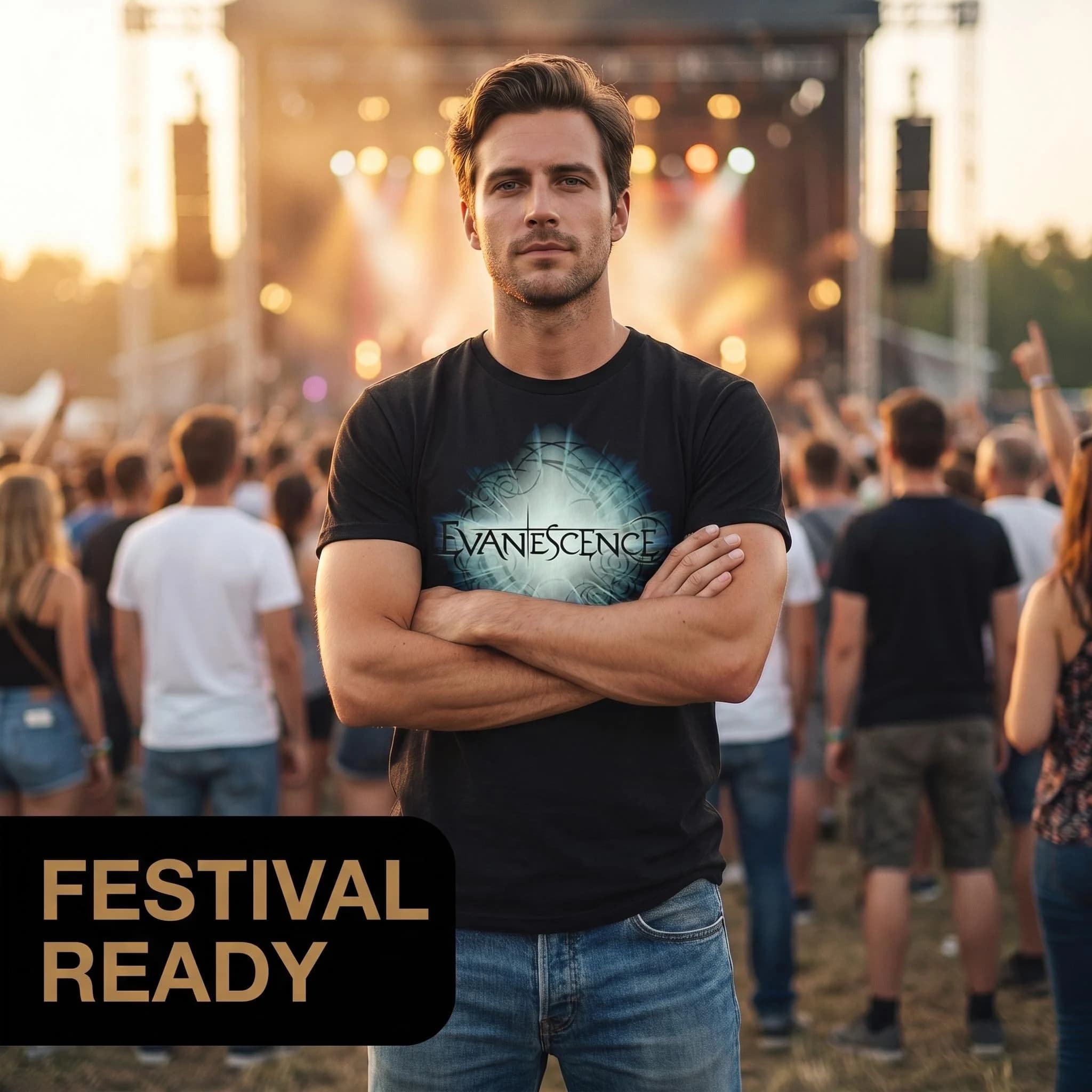 LE 2024 Men T Shirt Evanescence Bring Me To Life Taking Over Me My Immortal Going Under Unisex, graphic t shirts