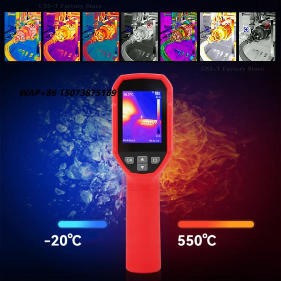 UTi160S Thermal Imaging  160x120 Infrared Resolution 200 MK Sensitivity with 4 Color Palettes  and PC Software