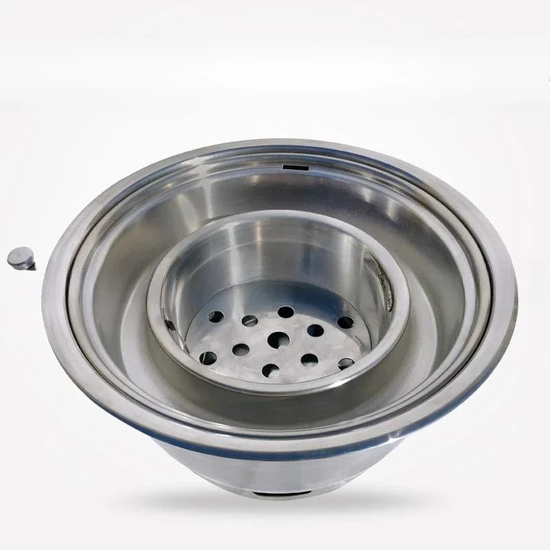 Round stainless steel carbon oven