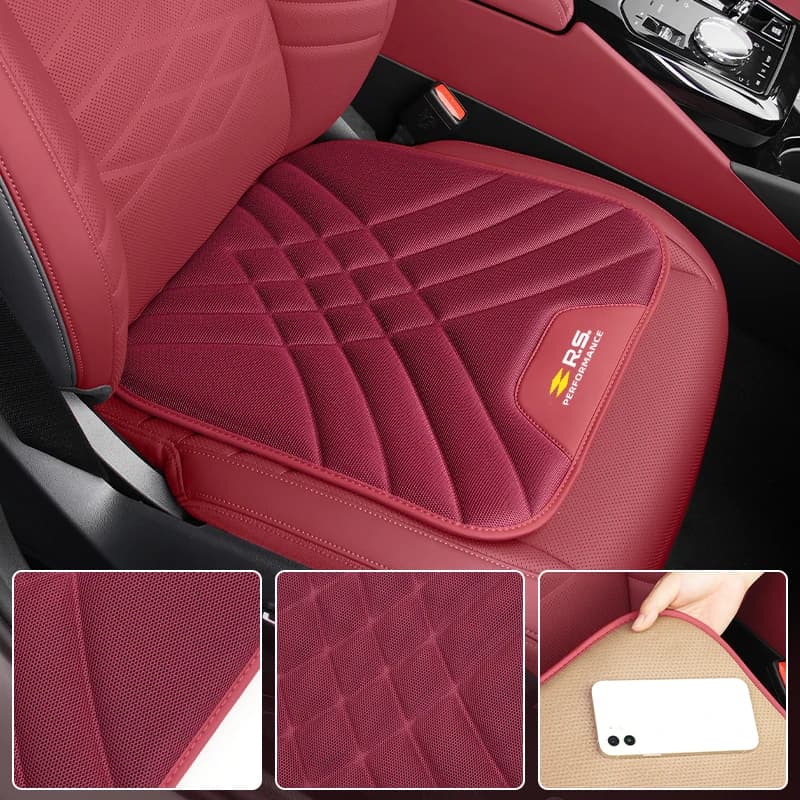 Car Leather Cushion Seat Protector Cover Anti-Slip Pad Accessories For Renault QM6 Kardian Rafale Espace Trafic AUSTRAL Kangoo K