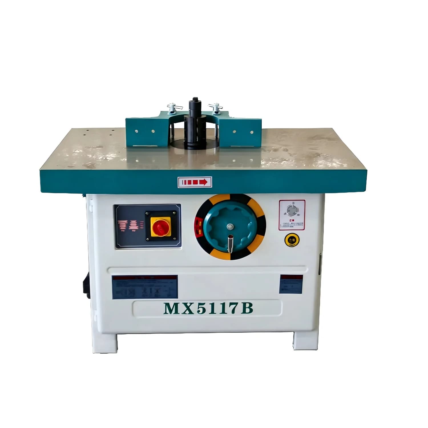 MX5117B Woodworking Vertical Milling Machine Wood Shaper Spindle Moulder Solid Wood Tenoning Grooving Furniture Profile Molding