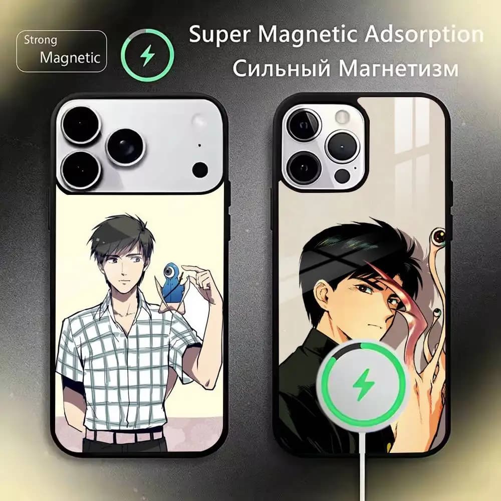 Anime Parasyte The Maxim Phone Case For iPhone17,16,15,14,13,12,11 Plus,Pro,Max Magnetic with Wireless Charging