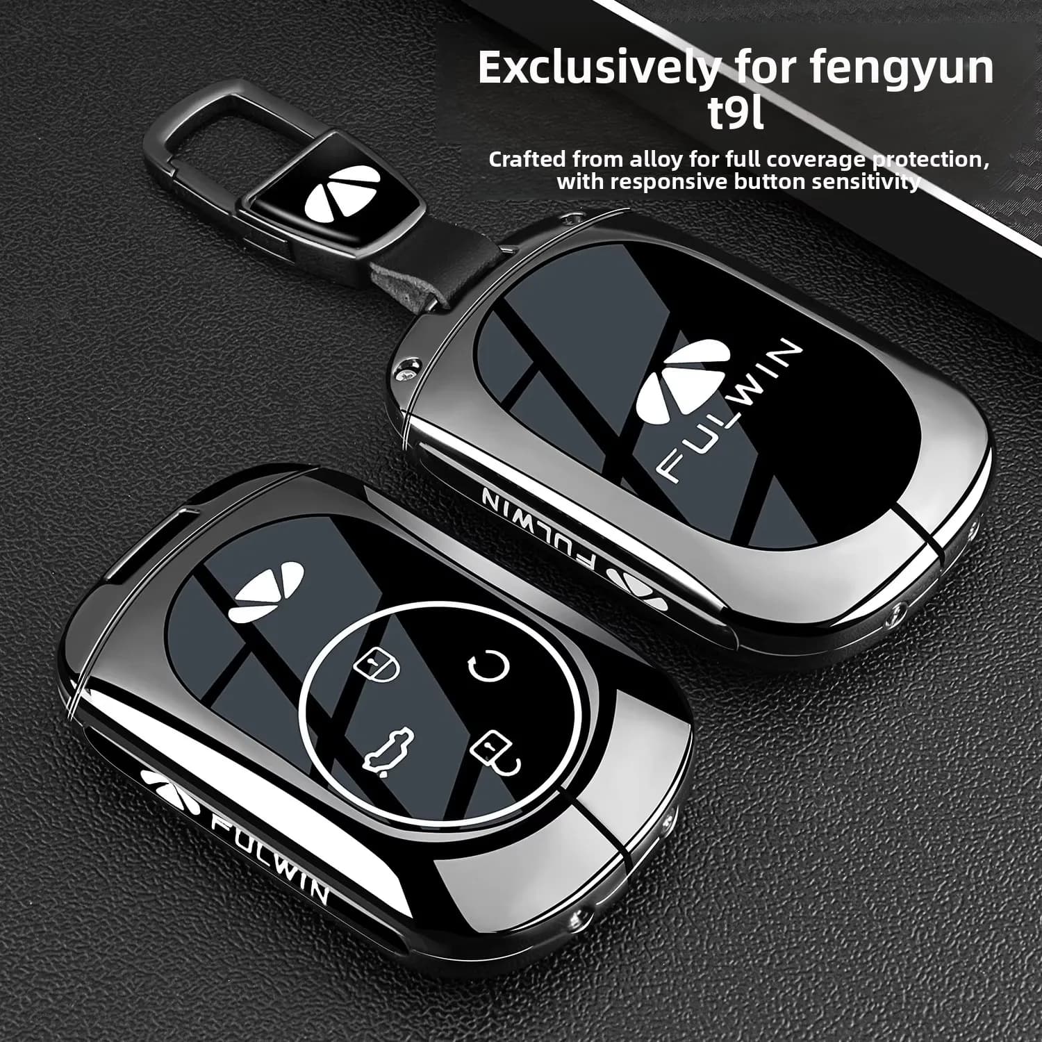 for 2026 Chery Fengyun T9L Keycase 230Max Mid Edition Pro Car Remote Control High end Metal Shell Buckle