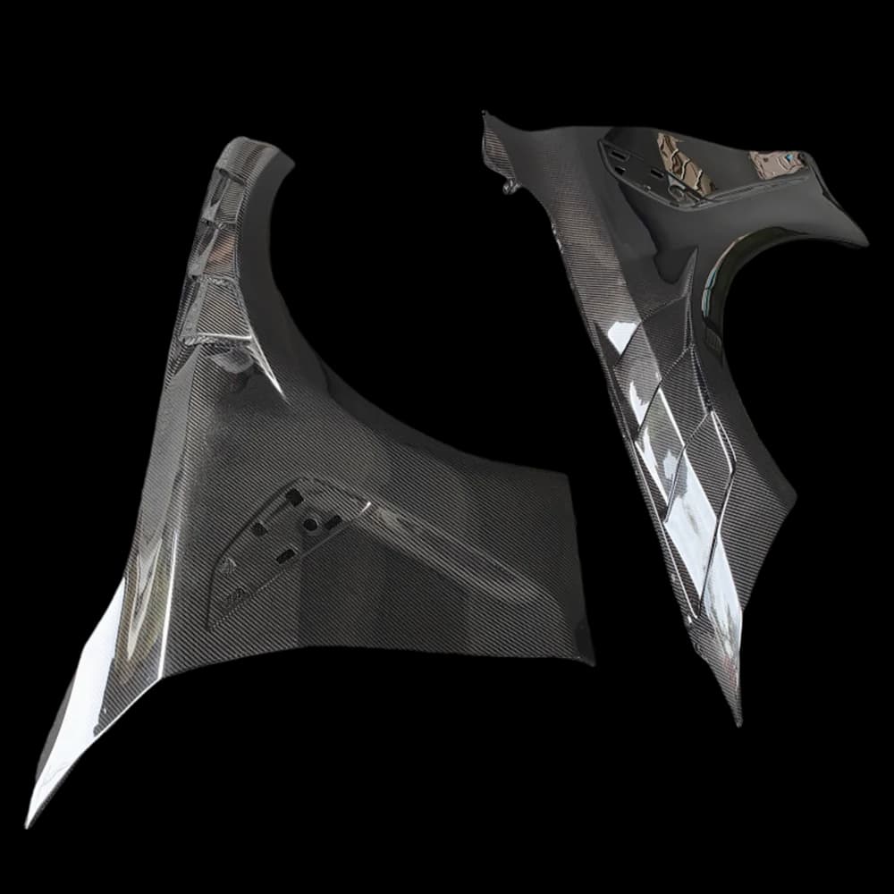 Used for  M3 M4 G80 G82 Carbon Fiber Fender M3 M4 G80 G82 Upgraded AE Style Carbon Fiber Front Fender Body Kit