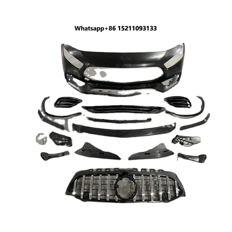 Automotive Body Parts 2020year a Class W177 Body Kit A45 Style Car Bumpers Front Bumper Rear Diffuser W177 Exterior Body Parts