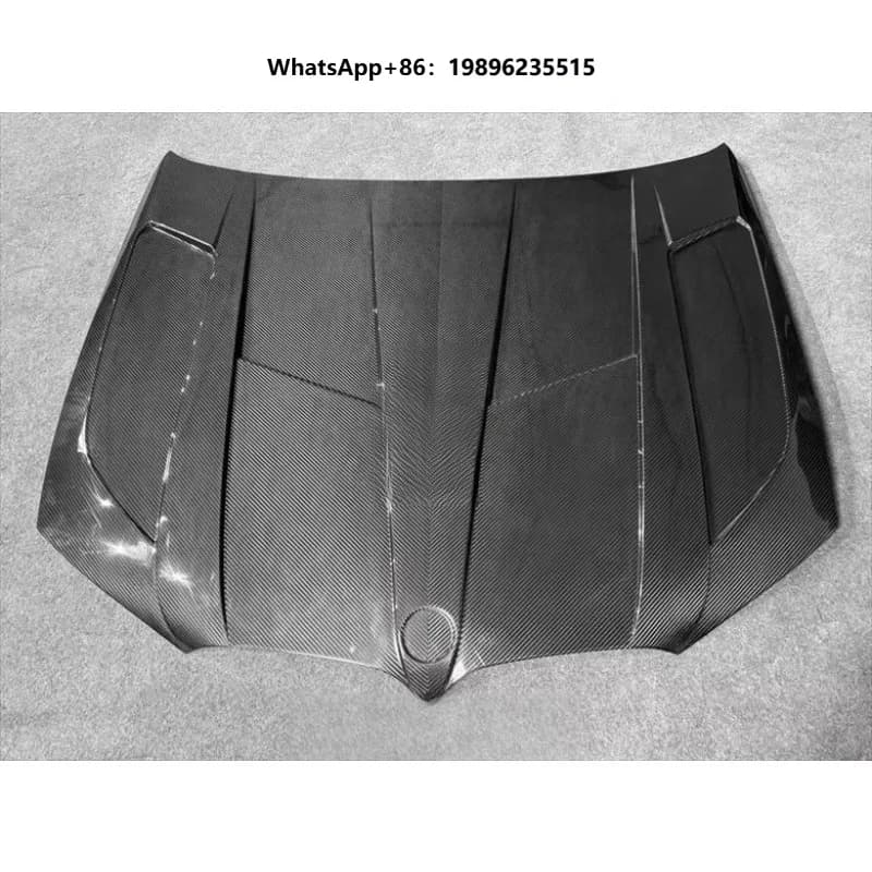 High Quality  Dry Carbon Fiber Car Hood Bonnet for  G05 X5 G06 X6 X5M F95 X6M F96 Dry Carbon Fiber Engine Cover
