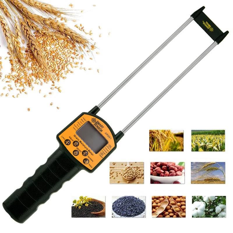 AR991 Grain Moisture Meter Humidity Measuring Instrument Rapid Detection of Moisture Content in Corn Rice Wheat