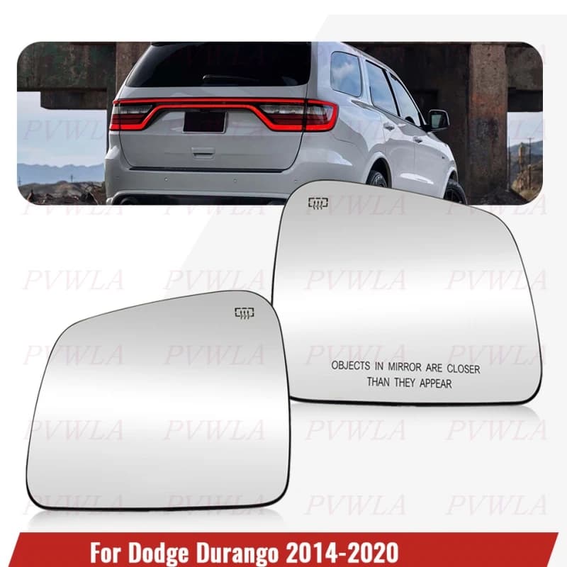 Heated Side Mirror For Dodge Durango 2014 2015 2016 2017 2018 2019 2020 Rearview Mirror Glass 68092053AB
