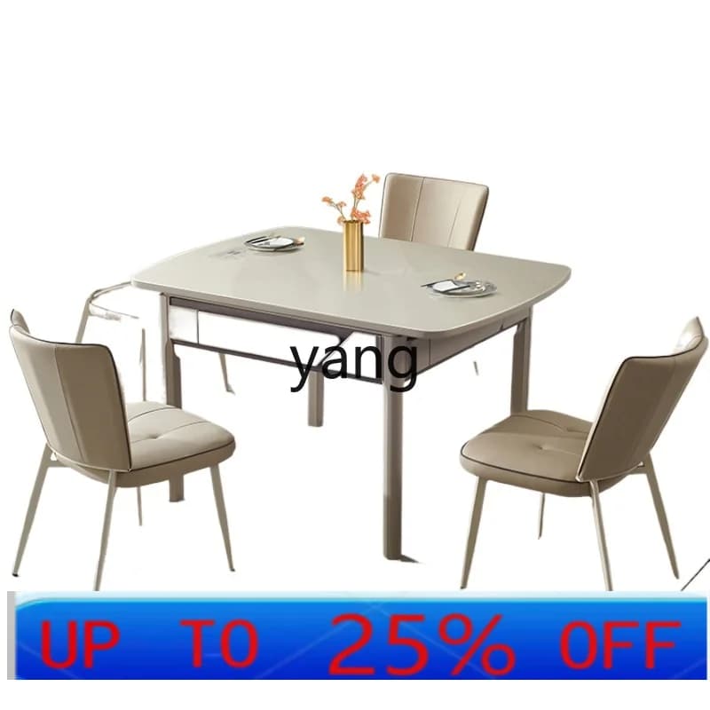 lh Solid Wood Mahjong Machine Dining Table Dual-Use Dining Table Integrated Induction Cooker Automatic