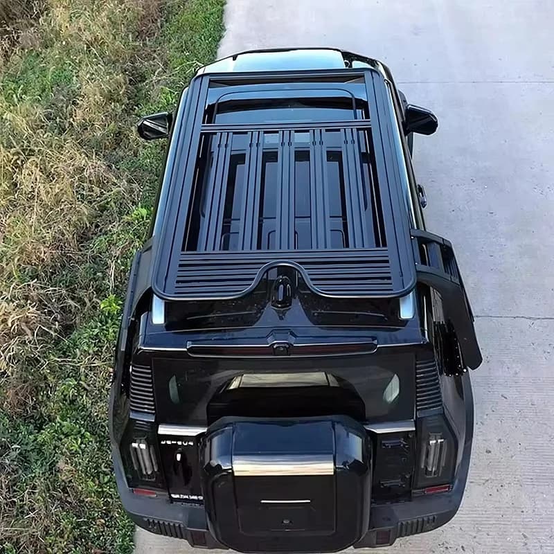 Guality Aluminum Car Roof Cargo Luggage Roof Rack Side Ladder Side Box