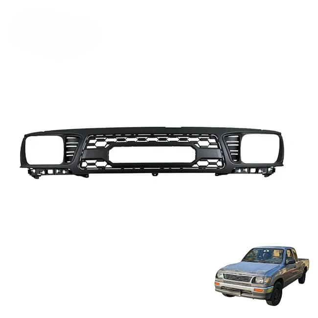 LUMA Accessories Offroad Parts 1995-1997 Black ABS Plastic Car Bumper Grill Fit For Toyota Tacoma