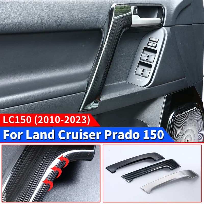 Stainless Steel Door Handle Cover for Toyota Land Cruiser Prado 150 Lc150 2010-2023 2022 Tuning Upgrade Decoration Accessories