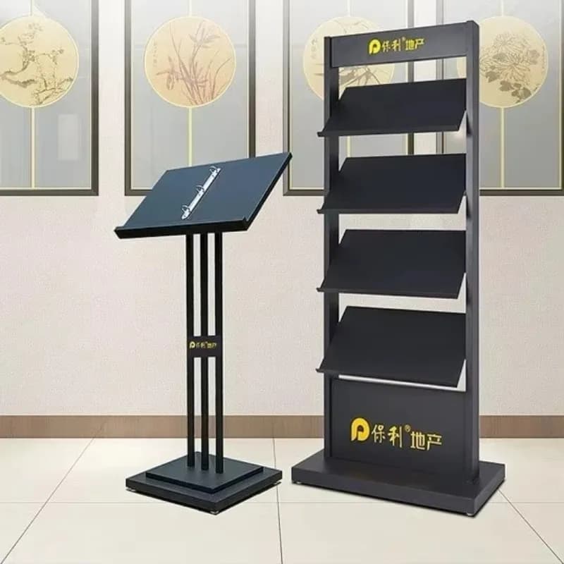 LTT recipe poster information display stand Floor-to-ceiling billboard display stand