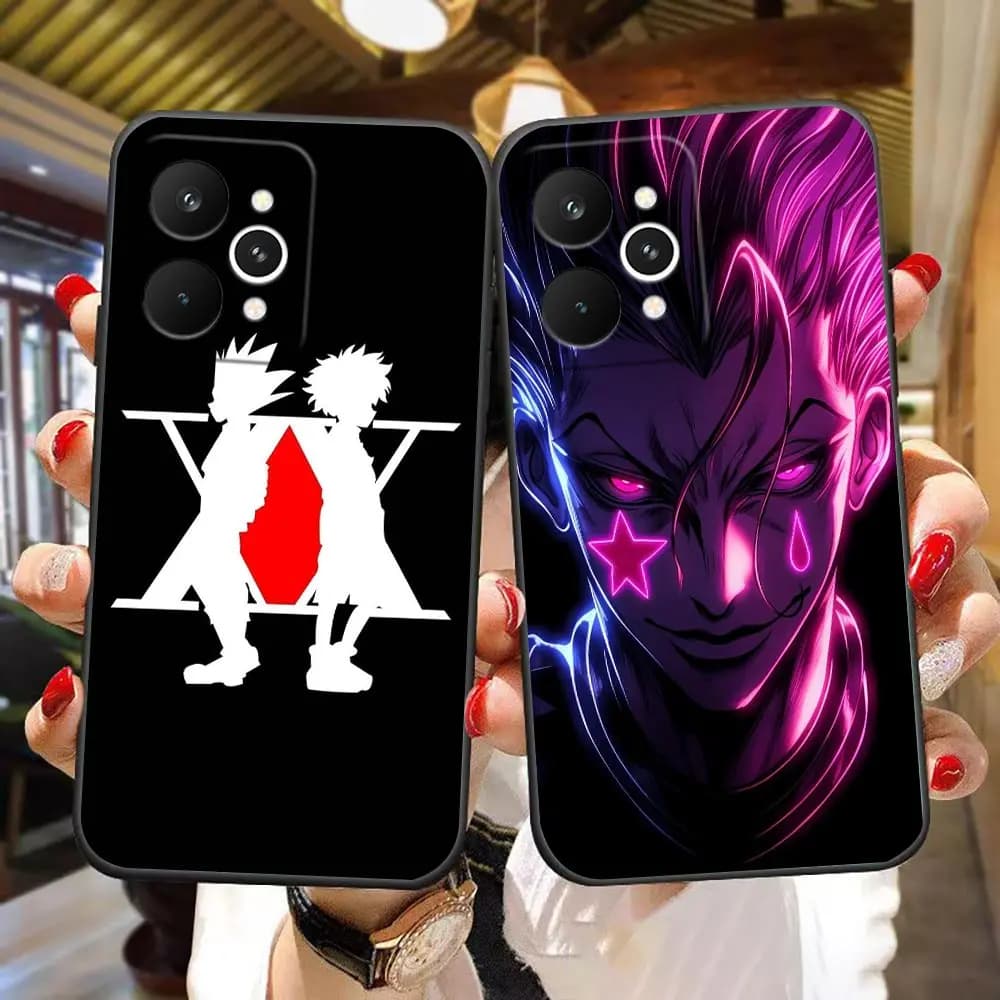 Phone Case For Realme 16 15 15T 14 13 12 11 10 9 9I 8 8I 7 7I PRO PLUS TPU Case Funda Shell Cover Killua Gon Hunters X Hunters