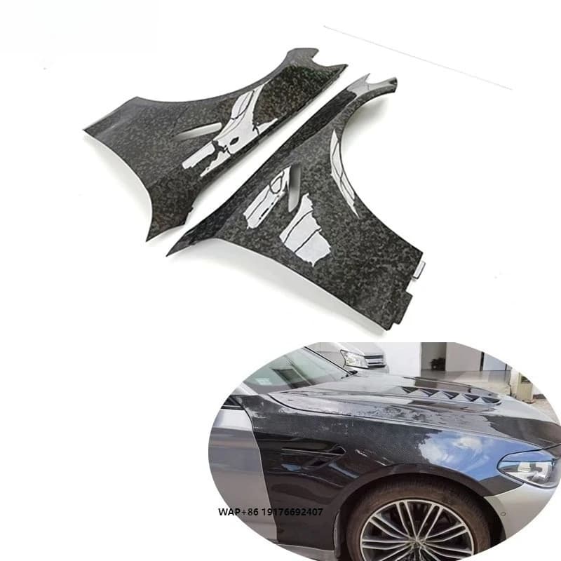 For 5 Series G30/F90 Dry Forged Carbon Fiber Front Fender Body Kit for Car Styling