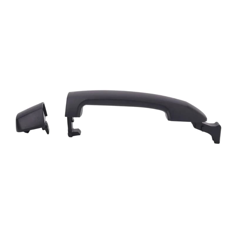 M76E 69217-0C030 69210-0C010 Outside Door Handle with Rear Mounting Clips, Black Textured Face, ABS Body, and Separate
